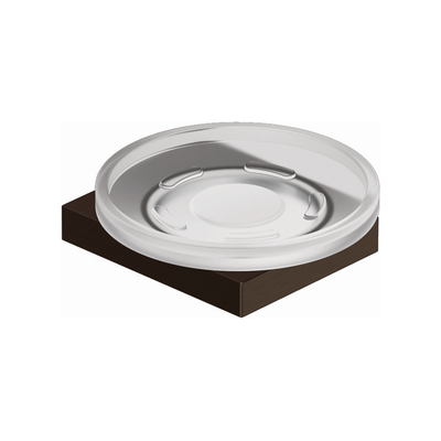 Kludi VELA C Porte-savon - Distributeur mural avec verre - Gunmetal Brossé - Publicité Kludi VELA C Porte-savon - Distributeur mural avec verre - Gunmetal Brossé - Publicité