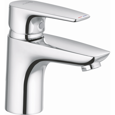 Robinet lavabo Kludi Pure & Solid - Chrome, DN 15 - Publicité Robinet lavabo Kludi Pure & Solid - Chrome, DN 15 - Publicité