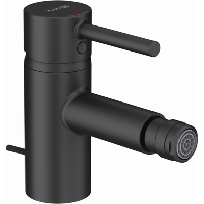 Robinet bidet noir mat Kludi Bozz - Monopointe, vidange incluse - Publicité Robinet bidet noir mat Kludi Bozz - Monopointe, vidange incluse - Publicité