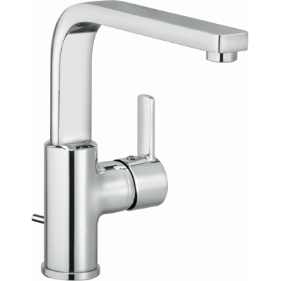 Mitigeur monocommande Kludi Zenta chrom avec bec pivotant - Publicité Mitigeur monocommande Kludi Zenta chrom avec bec pivotant - Publicité