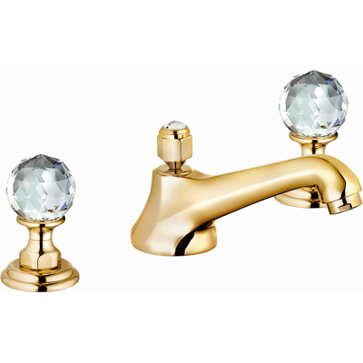 Kludi 1926 Robinet de lavabo Swarovski à trois trous - Robinet - Publicité Kludi 1926 Robinet de lavabo Swarovski à trois trous - Robinet - Publicité