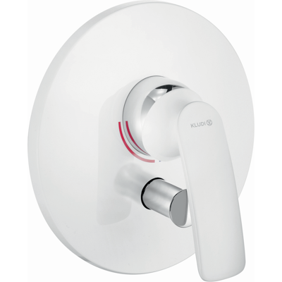 Kludi Balance Blanc Mitigeur encastré pour baignoire - Mitigeur de baignoire - Publicité Kludi Balance Blanc Mitigeur encastré pour baignoire - Mitigeur de baignoire - Publicité
