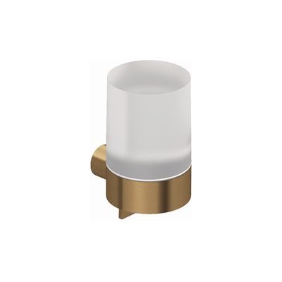Distributeur de savon Kludi VELA R - Verre, Bronze brossé - Publicité Distributeur de savon Kludi VELA R - Verre, Bronze brossé - Publicité