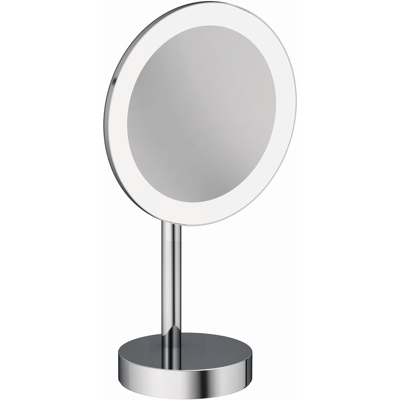 Kludi VELA R Miroir de Maquillage LED - Grossissement 3x - Publicité Kludi VELA R Miroir de Maquillage LED - Grossissement 3x - Publicité