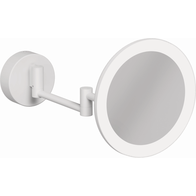 Miroir cosmétique LED Kludi VELA R - Fixé au mur, 3x grossissement - Publicité Miroir cosmétique LED Kludi VELA R - Fixé au mur, 3x grossissement - Publicité