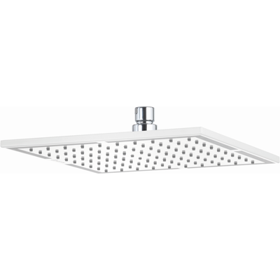 Tête de douche carrée blanche Kludi - 250x250mm, Métal, G 1/2 - Publicité Tête de douche carrée blanche Kludi - 250x250mm, Métal, G 1/2 - Publicité