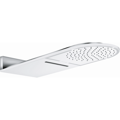 Kludi A-QA Tête de Douche 300mm Chrome/Blanc - Tête de douche - Publicité Kludi A-QA Tête de Douche 300mm Chrome/Blanc - Tête de douche - Publicité