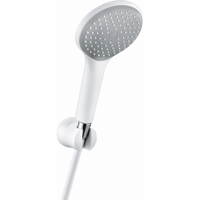Ensemble de douche Kludi Freshline - Blanc/Chrome - Publicité Ensemble de douche Kludi Freshline - Blanc/Chrome - Publicité