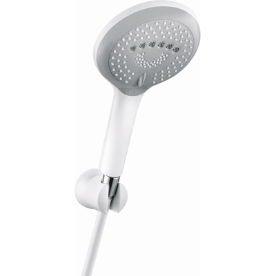Kludi Freshline douche set de Kludi Freshline 6795091-00 blanc / chrome, support mural, douchette 3S, flexible de douche - Publicité Kludi Freshline douche set de Kludi Freshline 6795091-00 blanc / chrome, support mural, douchette 3S, flexible de douche - Publicité