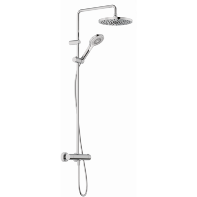 Système de douche double thermostatique Kludi DIVE Dive X 3S 6906705-00 avec douchette, chromé - Publicité Système de douche double thermostatique Kludi DIVE Dive X 3S 6906705-00 avec douchette, chromé - Publicité