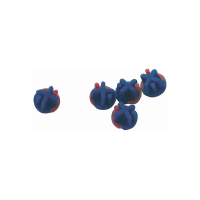 Tampon de marquage rouge/bleu chromé Kludi 93092100-00 - Pièce de robinetterie - Publicité Tampon de marquage rouge/bleu chromé Kludi 93092100-00 - Pièce de robinetterie - Publicité