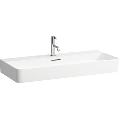 Laufen Lavabo mural blanc mate - 3 trous 950x420mm - Publicité Laufen Lavabo mural blanc mate - 3 trous 950x420mm - Publicité