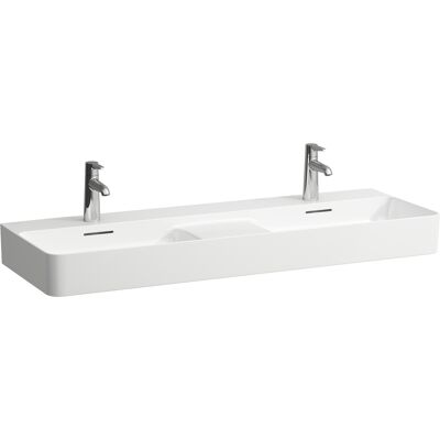 LAUFEN vasque Val H8142827571041 avec trop-plein, avec trou pour robinet 2000 blanc mat, 120x42cm, encastrable sous - Publicité LAUFEN vasque Val H8142827571041 avec trop-plein, avec trou pour robinet 2000 blanc mat, 120x42cm, encastrable sous - Publicité