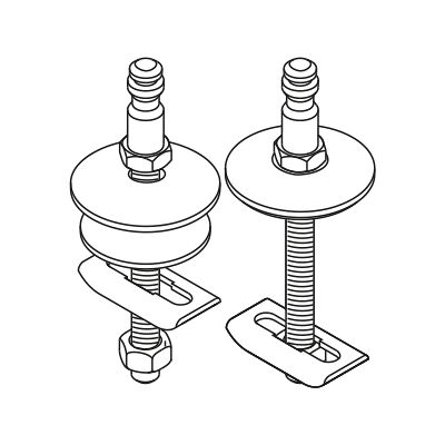 LAUFEN Modèle H8939680000001 - Charnière pour siège WC avec fermeture douce - Publicité LAUFEN Modèle H8939680000001 - Charnière pour siège WC avec fermeture douce - Publicité