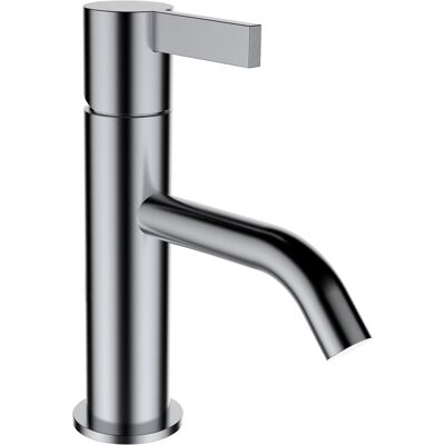 Mitigeur lavabo LAUFEN Kartell - Bec fixe, 115 mm, inox brossé - Publicité Mitigeur lavabo LAUFEN Kartell - Bec fixe, 115 mm, inox brossé - Publicité