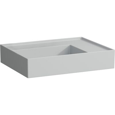 Laufen H8103347591121 Lavabo - 60x46cm, gris, sans trou pour robinet - Publicité Laufen H8103347591121 Lavabo - 60x46cm, gris, sans trou pour robinet - Publicité