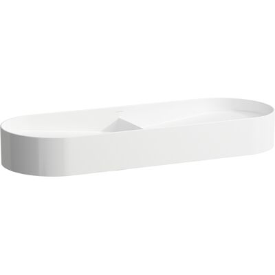 Laufen Sonar Double Vasque - Céramique Saphir, Sans Trou, 1000x370mm - Publicité Laufen Sonar Double Vasque - Céramique Saphir, Sans Trou, 1000x370mm - Publicité