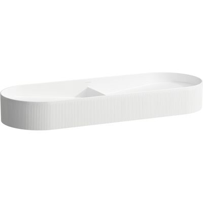 Laufen Sonar Double Lavabo - Céramique Saphir, Texture de surface, Sans trou pour robinet - Blanc - Publicité Laufen Sonar Double Lavabo - Céramique Saphir, Texture de surface, Sans trou pour robinet - Blanc - Publicité