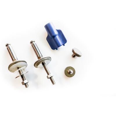LAUFEN H8924890000001 Charnière pour siège WC - Charnière pour siège de toilette - Publicité LAUFEN H8924890000001 Charnière pour siège WC - Charnière pour siège de toilette - Publicité