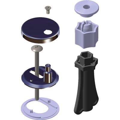 LAUFEN - H8989520000001 - Kit de Fixation Bidet Mural - Publicité LAUFEN - H8989520000001 - Kit de Fixation Bidet Mural - Publicité