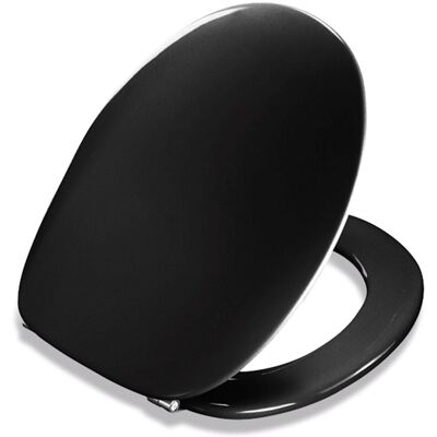 Siège WC Pressalit 124001-UN3999 Noir - Charnière universelle UN3 - Publicité Siège WC Pressalit 124001-UN3999 Noir - Charnière universelle UN3 - Publicité
