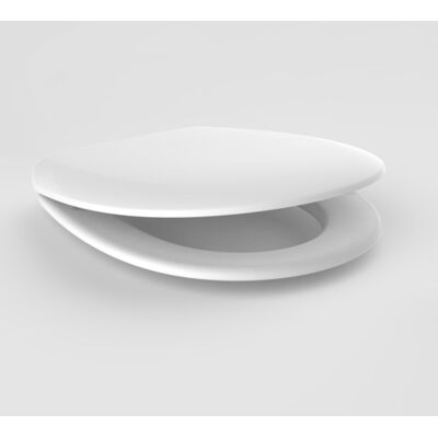 Couvercle de WC Blanc Eisenberg - Charnières en inox, Incassable - Accessoire WC - Publicité Couvercle de WC Blanc Eisenberg - Charnières en inox, Incassable - Accessoire WC - Publicité