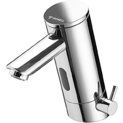 Robinet Électronique Schell Puris - Bec 140mm - Chrome - Économie d'Eau - Publicité Robinet Électronique Schell Puris - Bec 140mm - Chrome - Économie d'Eau - Publicité