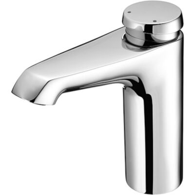 Schell Xeris Mitigeur de lavabo à fermeture automatique - Chrome - Publicité Schell Xeris Mitigeur de lavabo à fermeture automatique - Chrome - Publicité