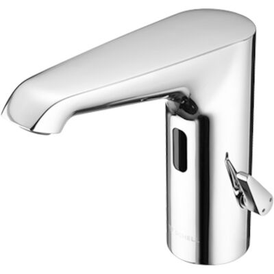 Mitigeur de lavabo électronique Schell Xeris E Chrome - Commande par capteur infrarouge - Publicité Mitigeur de lavabo électronique Schell Xeris E Chrome - Commande par capteur infrarouge - Publicité