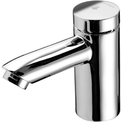 Schell Robinet de lavabo à fermeture automatique Modèle 021300699 - Publicité Schell Robinet de lavabo à fermeture automatique Modèle 021300699 - Publicité