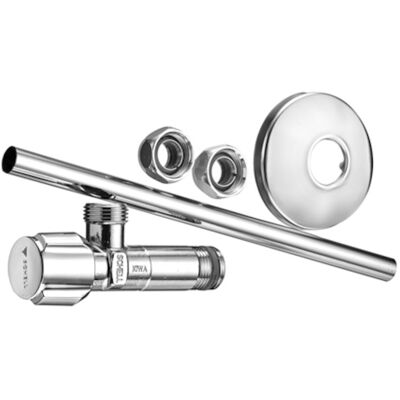 Schell Modèle 050200699 - Ensemble de vanne d'angle, Chrome, Comfort - Publicité Schell Modèle 050200699 - Ensemble de vanne d'angle, Chrome, Comfort - Publicité