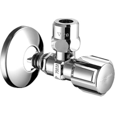 Vanne d'angle Quick Comfort - Laiton, Chrome, Fonction de régulation - Publicité Vanne d'angle Quick Comfort - Laiton, Chrome, Fonction de régulation - Publicité