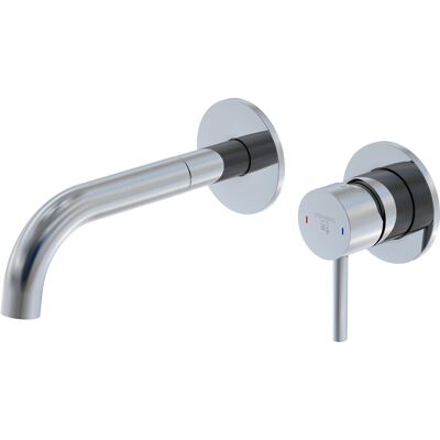 Steinberg Modèle 100 - Robinet mural pour lavabo en céramique - Chrome - Publicité Steinberg Modèle 100 - Robinet mural pour lavabo en céramique - Chrome - Publicité