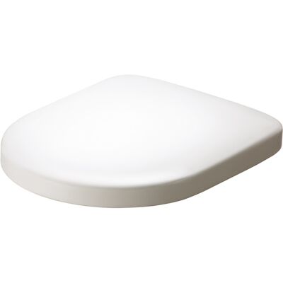 Siège de WC TOTO VC100N blanc avec fermeture douce et charnières en acier inoxydable - Publicité Siège de WC TOTO VC100N blanc avec fermeture douce et charnières en acier inoxydable - Publicité