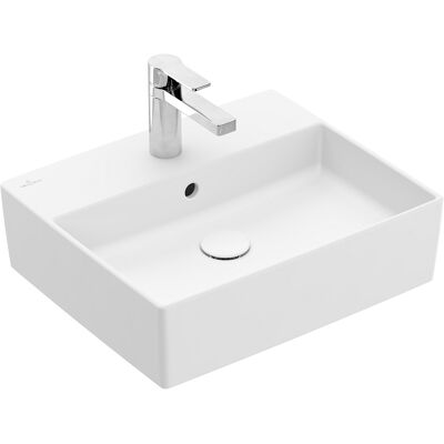 Lavabo TitanCeram Villeroy & Boch - 50x42cm, Blanc, 1 Trou, CeramicPlus - Publicité Lavabo TitanCeram Villeroy & Boch - 50x42cm, Blanc, 1 Trou, CeramicPlus - Publicité