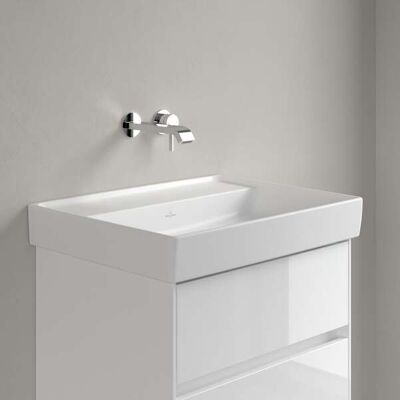 Villeroy & Boch Collaro Lavabo - Rectangle, Stone White, 600x470 mm - Publicité Villeroy & Boch Collaro Lavabo - Rectangle, Stone White, 600x470 mm - Publicité