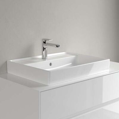 Lavabo mural Villeroy & Boch - Rectangulaire 600x470mm - Blanc Alpin - Publicité Lavabo mural Villeroy & Boch - Rectangulaire 600x470mm - Blanc Alpin - Publicité