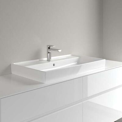 Villeroy & Boch Collaro Lavabo Rectangulaire Blanc Alpin - Publicité Villeroy & Boch Collaro Lavabo Rectangulaire Blanc Alpin - Publicité