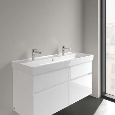 Villeroy & Boch Collaro - Lavabo - Blanc - 120x47cm - Rectangulaire - Publicité Villeroy & Boch Collaro - Lavabo - Blanc - 120x47cm - Rectangulaire - Publicité