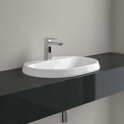Villeroy & Boch Architectura Lavabo ovale - 60x45cm CeramicPlus - Publicité Villeroy & Boch Architectura Lavabo ovale - 60x45cm CeramicPlus - Publicité