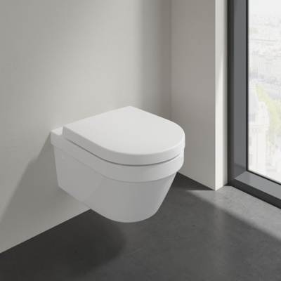 Villeroy & Boch Architectura Toilette Suspendue - Sans Borde, Soft Close - Publicité Villeroy & Boch Architectura Toilette Suspendue - Sans Borde, Soft Close - Publicité