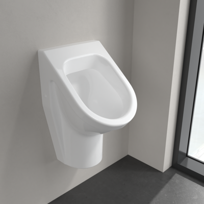 Urinoir Ovale Suspendu Villeroy & Boch Architectura avec CeramicPlus - 355x385x620 mm - Publicité Urinoir Ovale Suspendu Villeroy & Boch Architectura avec CeramicPlus - 355x385x620 mm - Publicité