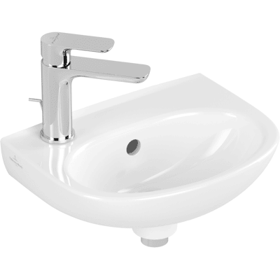 Lavabo mural ovale Villeroy & Boch O.novo - Blanc - Publicité Lavabo mural ovale Villeroy & Boch O.novo - Blanc - Publicité