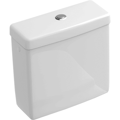 Villeroy & Boch - Metro, Double chasse, Céramique Blanche, Réservoir WC - Publicité Villeroy & Boch - Metro, Double chasse, Céramique Blanche, Réservoir WC - Publicité