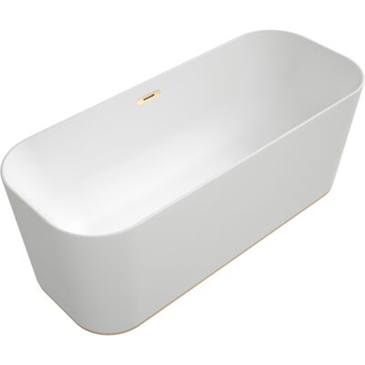 Baignoire autoportante Villeroy & Boch Finion - Rectangulaire, 170x70cm, Blanc/Champagne - Publicité Baignoire autoportante Villeroy & Boch Finion - Rectangulaire, 170x70cm, Blanc/Champagne - Publicité
