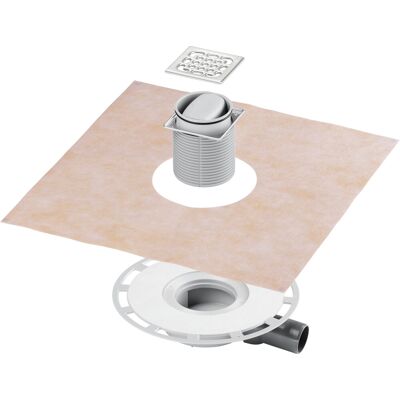 Système d'Évacuation de Salle de Bain Viega - Réglable, Anti-Odeur, 100mm - Publicité Système d'Évacuation de Salle de Bain Viega - Réglable, Anti-Odeur, 100mm - Publicité