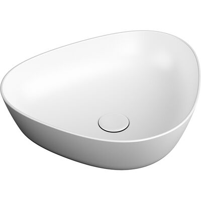 Vitra Modèle 7812B401-0016 Lavabo en céramique blanc asymétrique - Vasque - Publicité Vitra Modèle 7812B401-0016 Lavabo en céramique blanc asymétrique - Vasque - Publicité