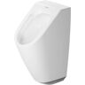 Duravit ME par Starck Urinal 2809312093 blanc, entrée arrière, raccordement au réseau, HygieneGlaze