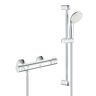 Grohe Grohtherm 800 thermostat de douche 34565001 chrome, avec garniture de douche Tempesta