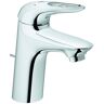 Grohe Eurostyle chromé, Silkmove ES, position médiane froid